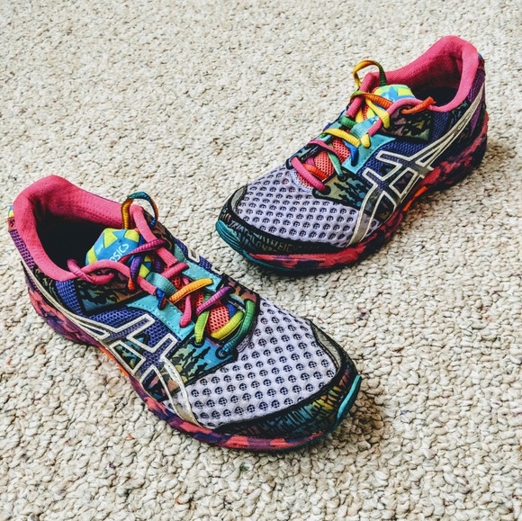 asics rainbow sneakers